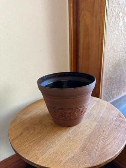 Macetero Plastico Cafe Bajo
